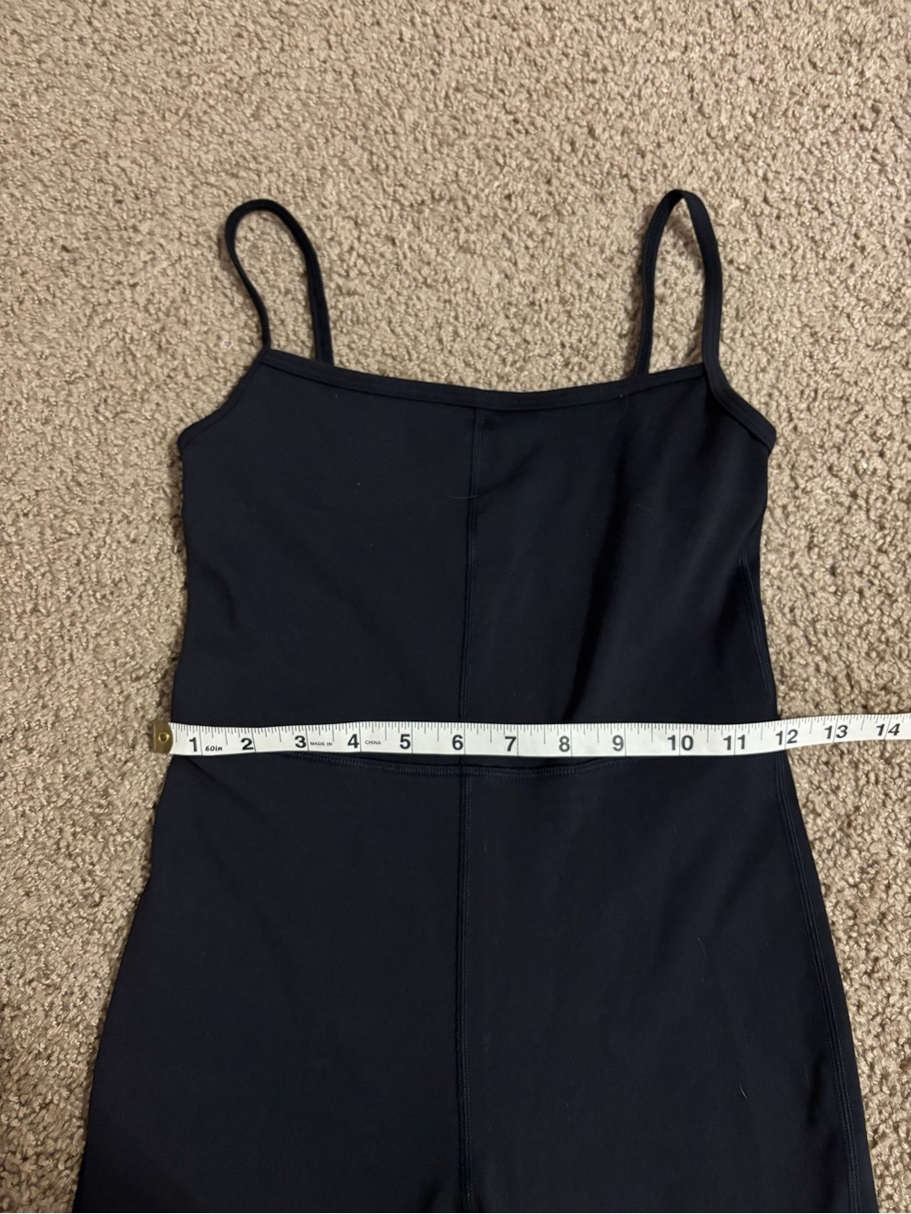 Aritzia Wilfred Free Divinity Flare Black High Stretch Jumpsuit Womens Size XS - Picture 4 of 6